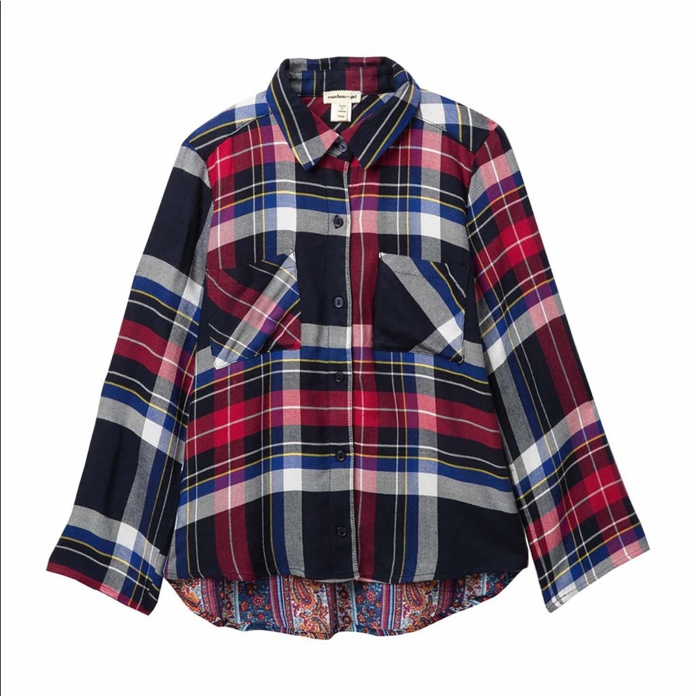 Fabulous Plaid Top by Monteau Girl